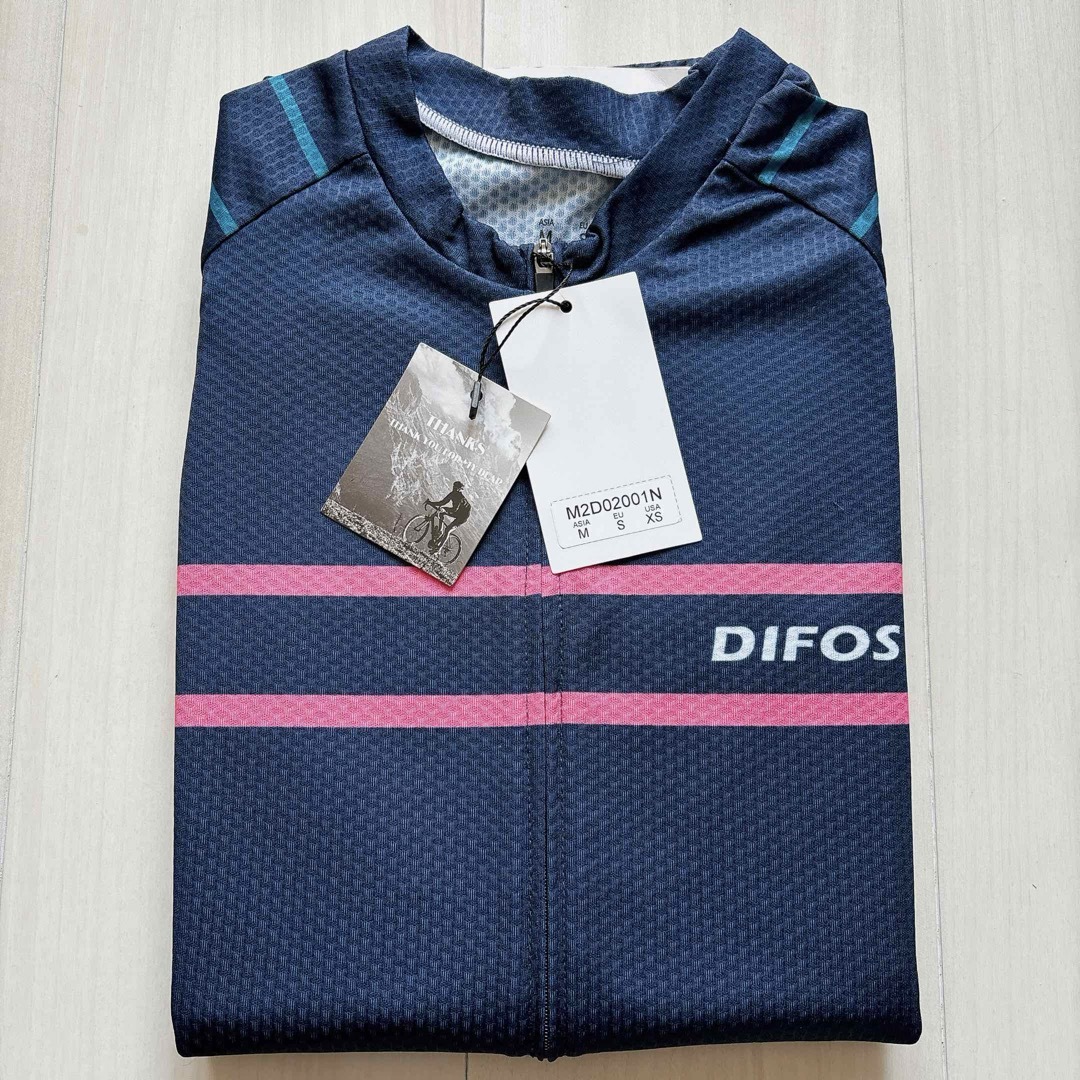 [DIFOS] メンズ サイクルジャージ 半袖 Mサイズ スポーツ/アウトドアの自転車(ウエア)の商品写真