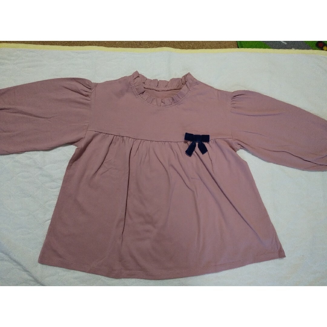 ベルメゾン(ベルメゾン)の長袖　トップス　140 キッズ/ベビー/マタニティのキッズ服女の子用(90cm~)(Tシャツ/カットソー)の商品写真