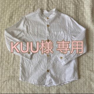 ザラキッズ(ZARA KIDS)のZARA 丸襟シャツ110cm(ブラウス)