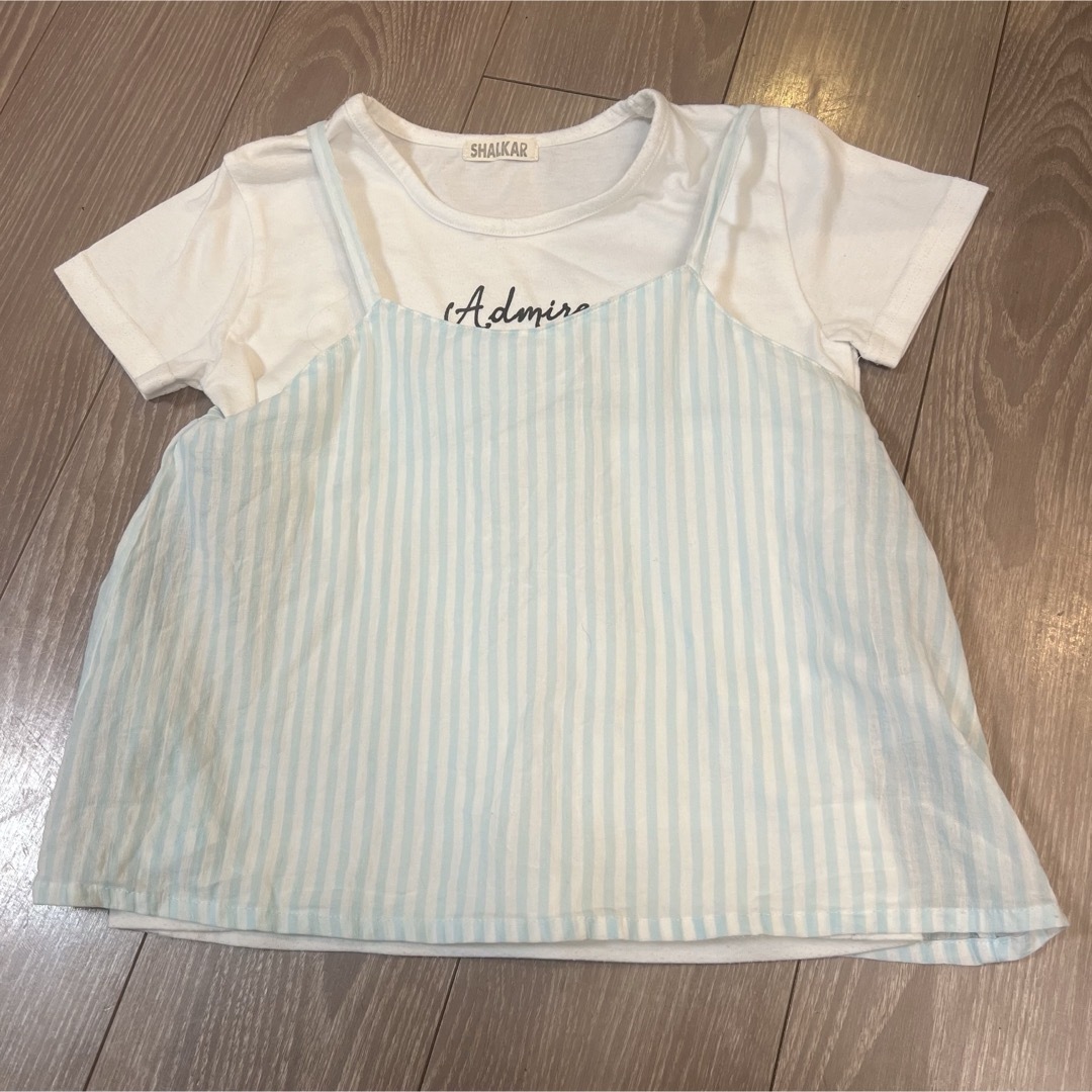 F.O.KIDS(エフオーキッズ)の140 重ね着風　カットソー キッズ/ベビー/マタニティのキッズ服女の子用(90cm~)(Tシャツ/カットソー)の商品写真