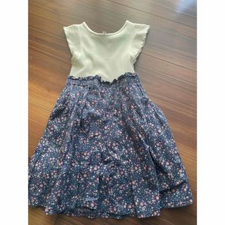 シップスキッズ(SHIPS KIDS)のSHIPS 花柄ワンピース　110(ワンピース)