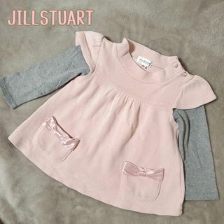 ジルスチュアートニューヨーク(JILLSTUART NEWYORK)のJILLSTUART 女の子 ワンピ 90 ピンク(ワンピース)