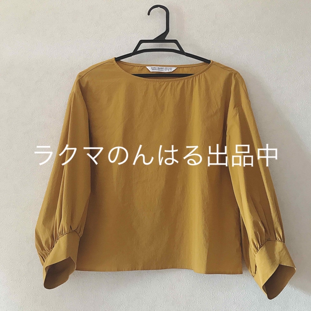 ZARA(ザラ)のZARA ザラ ブラウス ボリューム スリーブ 完売人気 試着のみ 袖 XS レディースのトップス(シャツ/ブラウス(長袖/七分))の商品写真