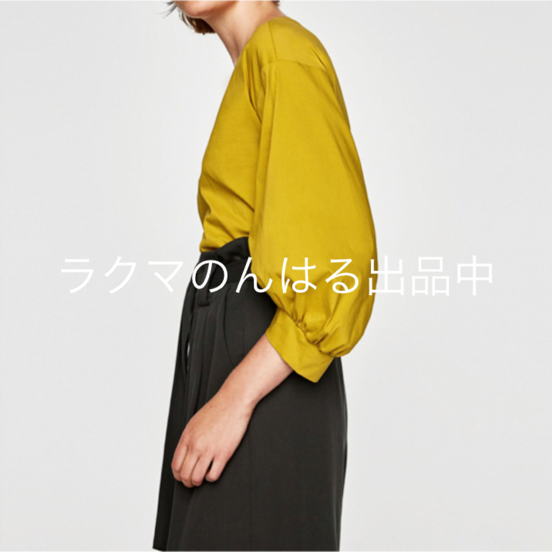 ZARA(ザラ)のZARA ザラ ブラウス ボリューム スリーブ 完売人気 試着のみ 袖 XS レディースのトップス(シャツ/ブラウス(長袖/七分))の商品写真