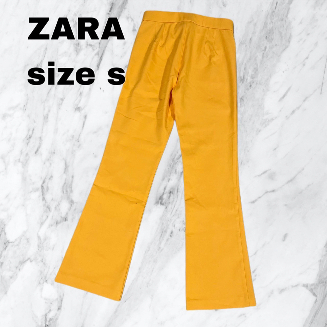 ZARA(ザラ)のZARA カラーパンツ　オレンジ　イエロー レディースのパンツ(カジュアルパンツ)の商品写真