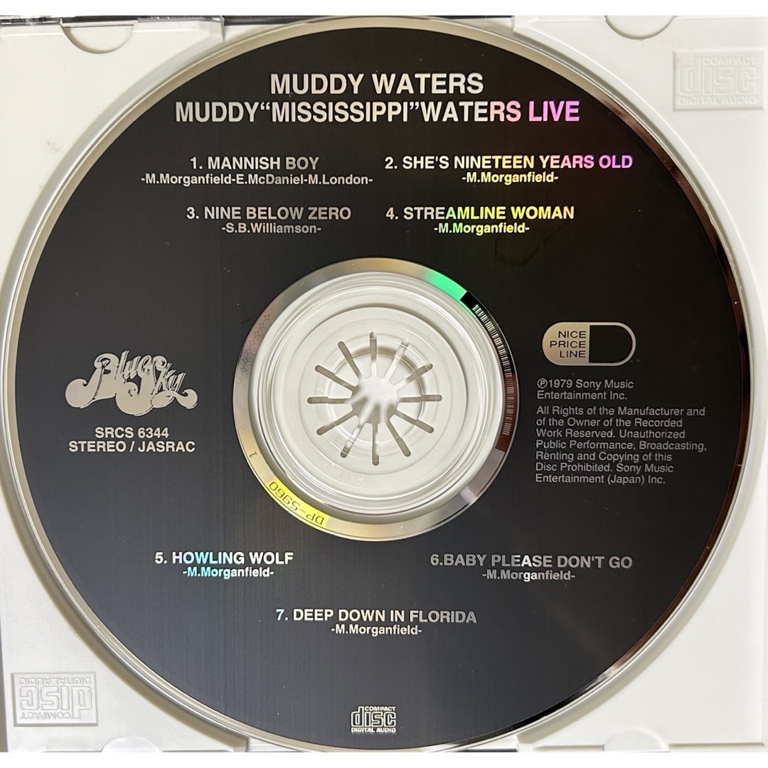 マディ・ウォーターズ／MUDDY MISSISSIPPI WATERS LIVE エンタメ/ホビーのCD(ブルース)の商品写真