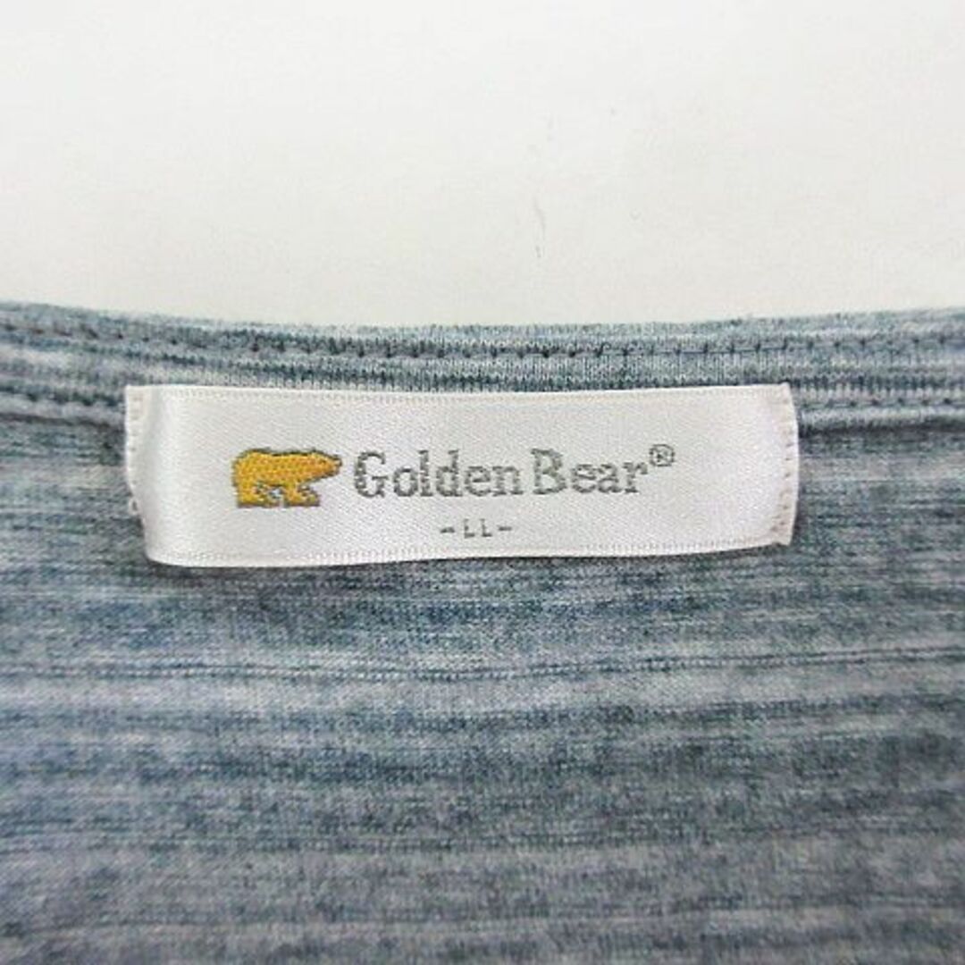 Golden Bear(ゴールデンベア)のゴールデンベア チュニック 半袖 ラウンドネック 切替 コットン LL ネイビー レディースのトップス(チュニック)の商品写真