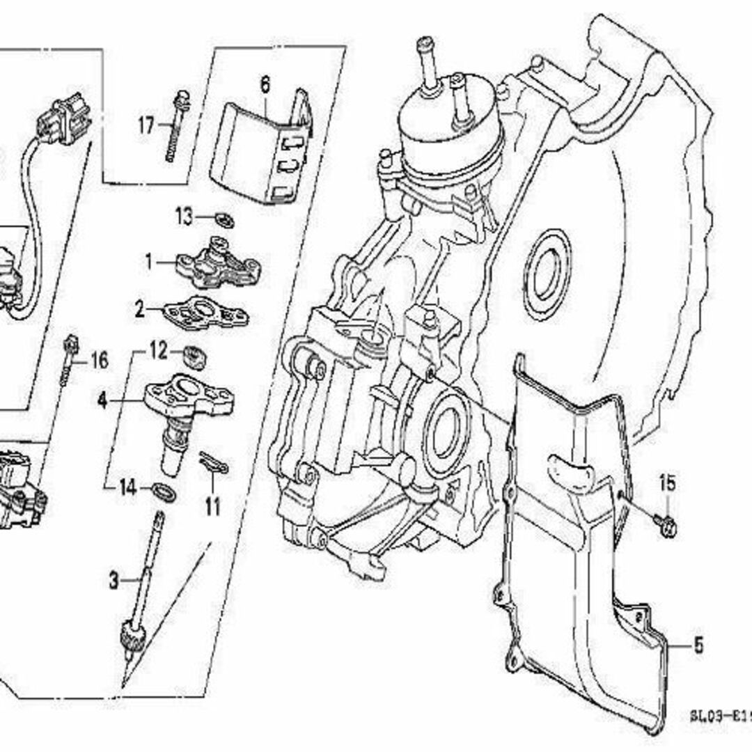 ホンダ(ホンダ)のホンダ NA1 NSX センサーASSY スピード JDM OEM メーカー純正 自動車/バイクの自動車(車種別パーツ)の商品写真