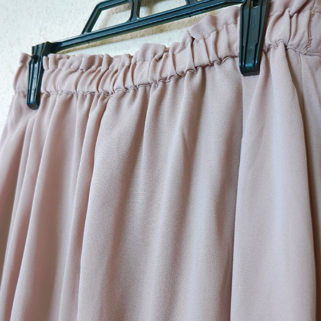 BACK NUMBER(バックナンバー)のロングスカート　フレアスカート　ピンク レディースのスカート(ロングスカート)の商品写真
