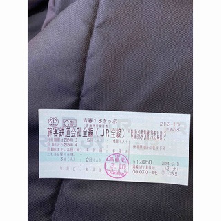 返送不要　青春18切符　4回分(鉄道乗車券)