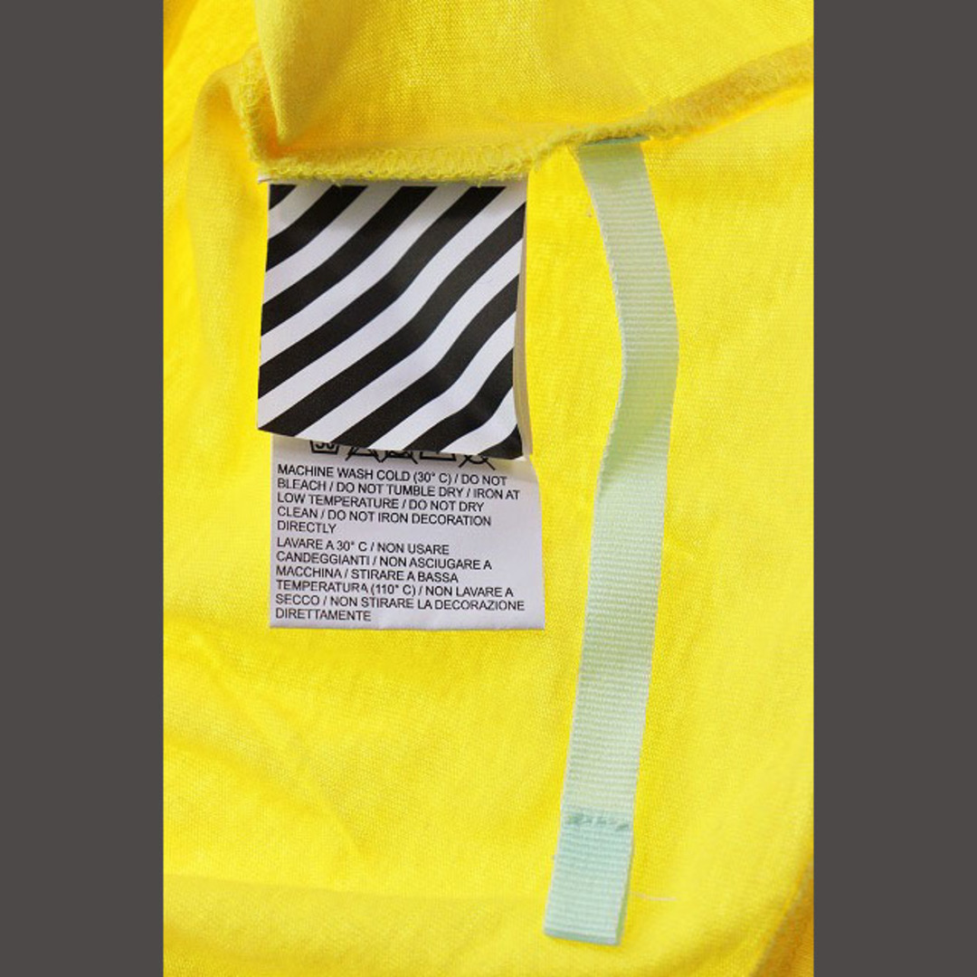 OFF-WHITE(オフホワイト)のオフホワイト OFF WHITE LOGO T-SHIRTS YELLOW L  メンズのトップス(Tシャツ/カットソー(七分/長袖))の商品写真
