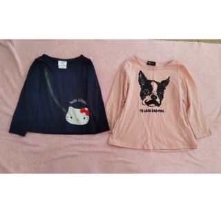 ハローキティ(ハローキティ)の長袖2枚 100センチ(Tシャツ/カットソー)