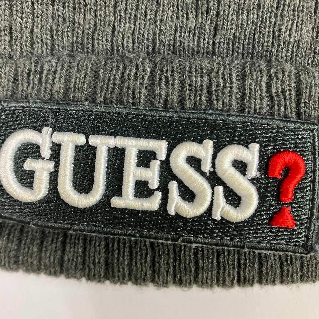 GUESS(ゲス)のGUESS ニットキャップ　ニット帽　古着　ビーニー メンズの帽子(ニット帽/ビーニー)の商品写真