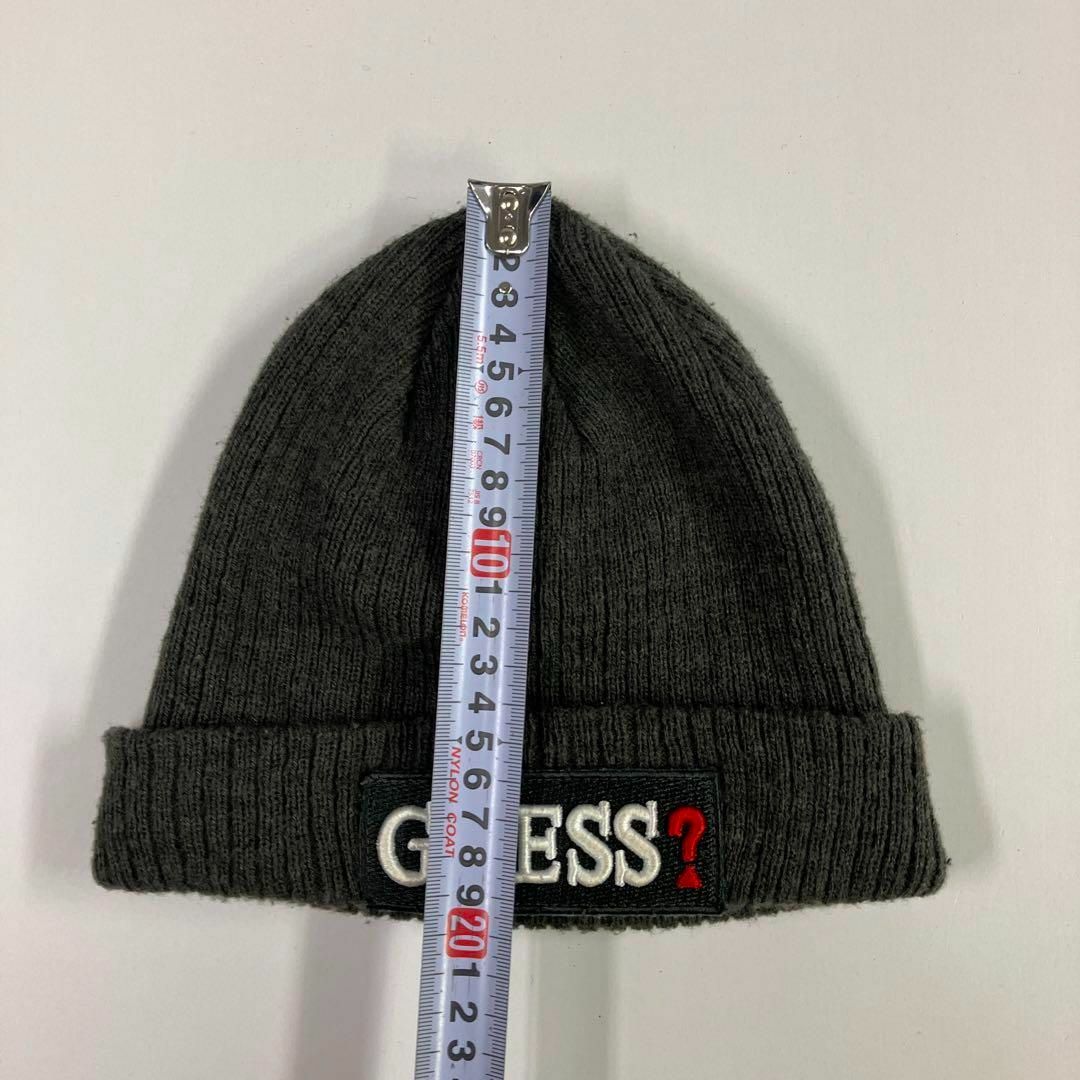 GUESS(ゲス)のGUESS ニットキャップ　ニット帽　古着　ビーニー メンズの帽子(ニット帽/ビーニー)の商品写真