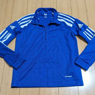 アディダス(adidas)のadidas　130cm 　ジャージ　ブルー(ジャケット/上着)