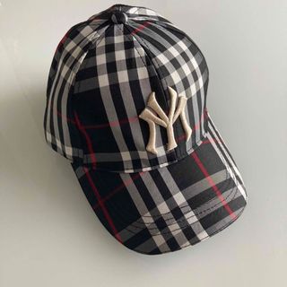 メジャーリーグベースボール(MLB)の新品未使用 MLB KOREA NY キャップ ヤンキース BURBERRY(キャップ)