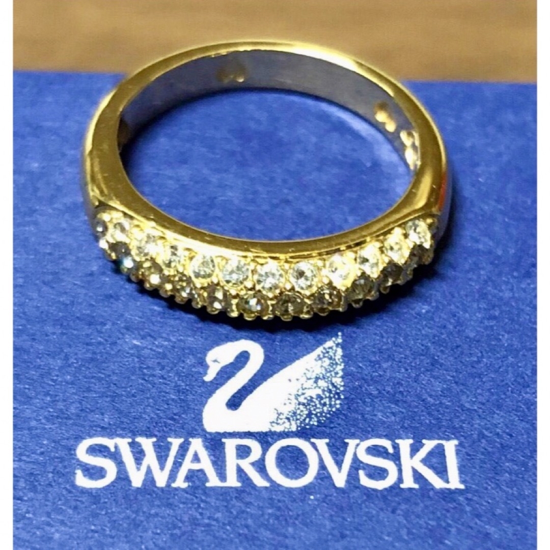 SWAROVSKI(スワロフスキー)の★とし様専用★ スワロフスキー SWAROVSKI リング ゴールド エタニティ レディースのアクセサリー(リング(指輪))の商品写真