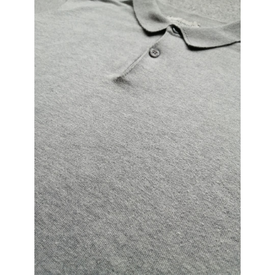 JOHN SMEDLEY(ジョンスメドレー)のJOHN SMEDLEY ジョンスメドレー 30G コットン ポロシャツ グレー メンズのトップス(ポロシャツ)の商品写真