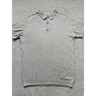 ジョンスメドレー(JOHN SMEDLEY)のJOHN SMEDLEY ジョンスメドレー 30G コットン ポロシャツ グレー(ポロシャツ)