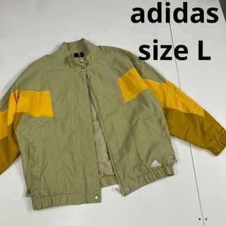 アディダス(adidas)のadidas アディダス　ナイロンジャケット　古着女子　L(ブルゾン)