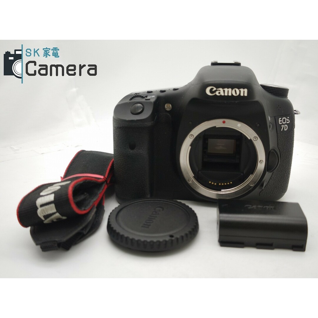 売上値引高 Canon EOS 7D 電池 ストラップ 付 キャノン