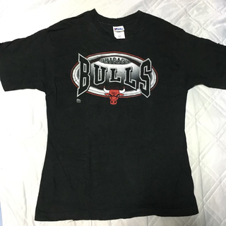 ミッチェルアンドネス(MITCHELL & NESS)のPRO PLAYER CHICAGO BULLS Tシャツ Black L(Tシャツ/カットソー(半袖/袖なし))