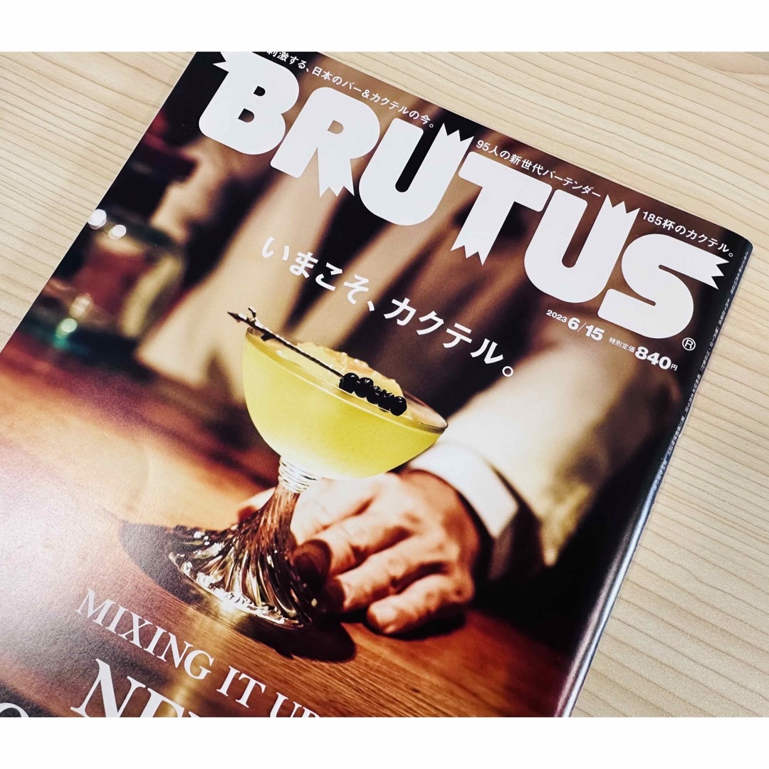 マガジンハウス(マガジンハウス)のBRUTUS(ブルータス)2023年6月15日号 カクテル バー Bar エンタメ/ホビーの雑誌(アート/エンタメ/ホビー)の商品写真