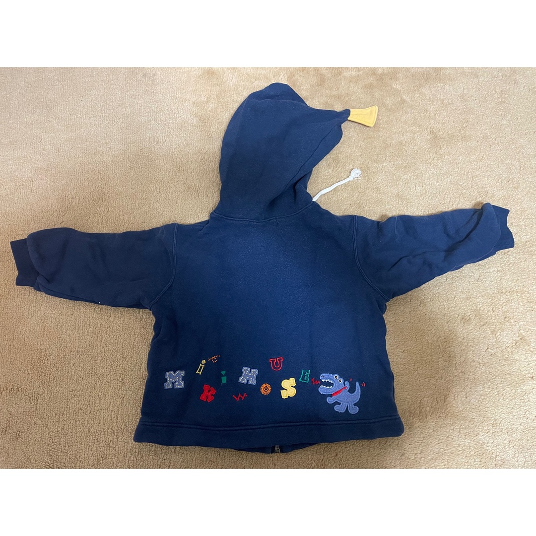 mikihouse(ミキハウス)のミキハウス　パーカー　90cm キッズ/ベビー/マタニティのキッズ服男の子用(90cm~)(ジャケット/上着)の商品写真