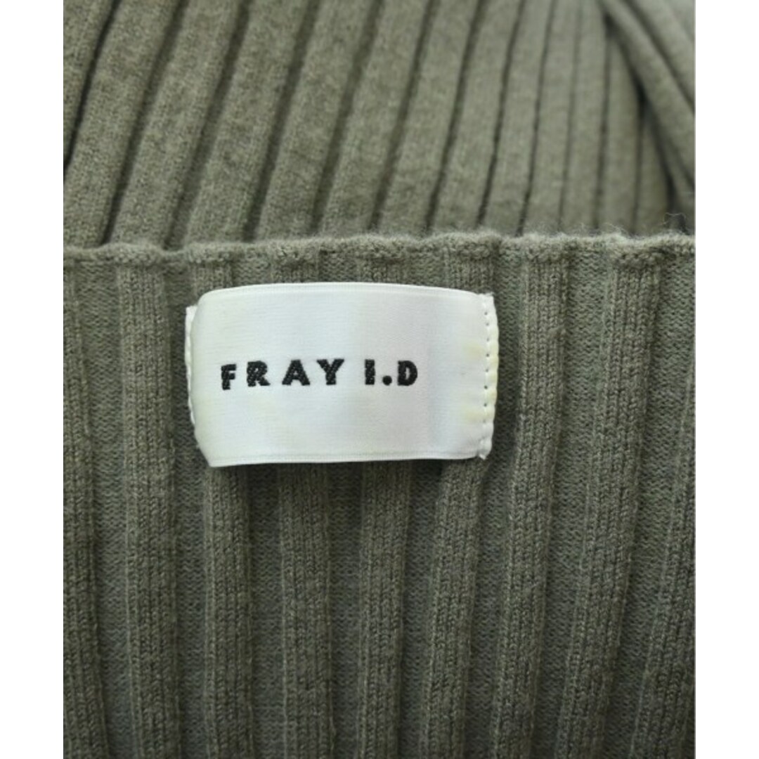 FRAY I.D(フレイアイディー)のFRAY I.D フレイアイディー ニット・セーター F カーキ 【古着】【中古】 レディースのトップス(ニット/セーター)の商品写真