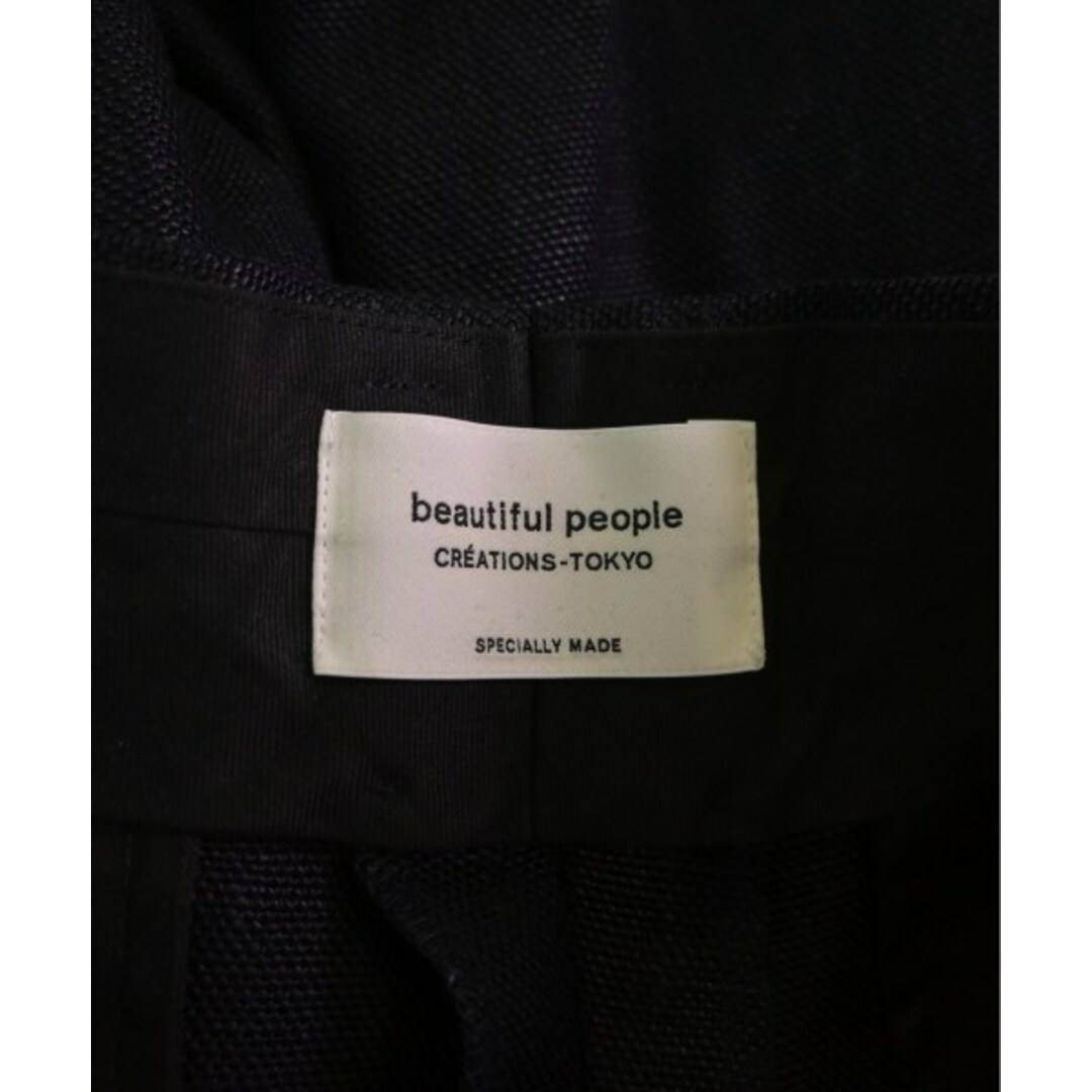 beautiful people(ビューティフルピープル)のbeautiful people ショートパンツ 40(M位) 黒 【古着】【中古】 レディースのパンツ(ショートパンツ)の商品写真