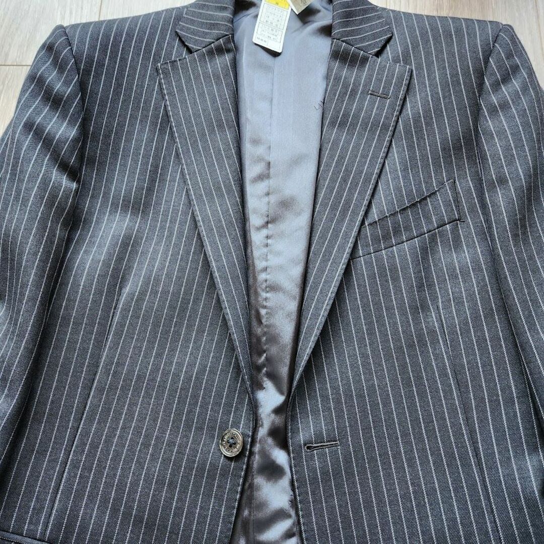 定価約20万円 生地LANVIN ランバン オーダーメイドスーツ グレー メンズのスーツ(セットアップ)の商品写真