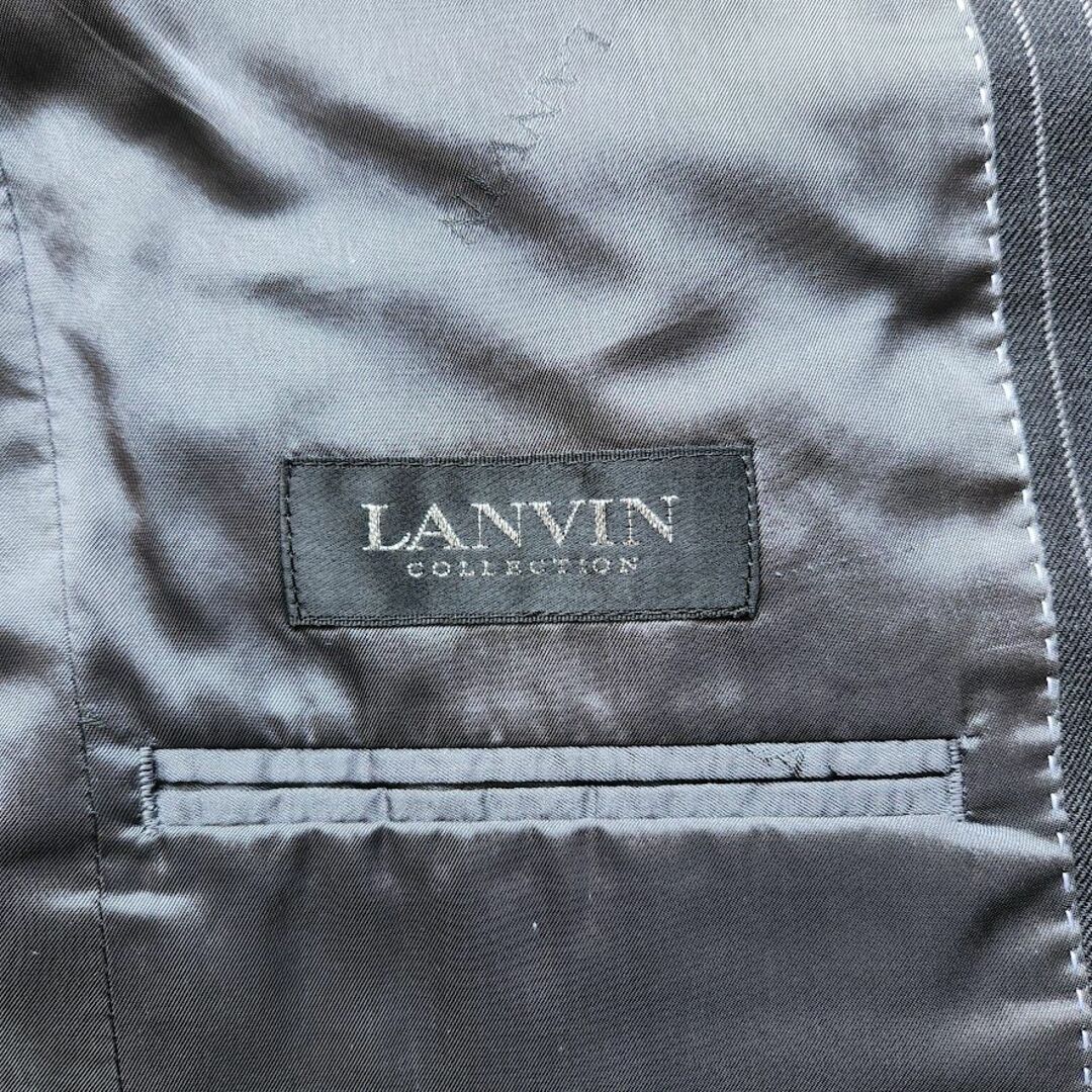 定価約20万円 生地LANVIN ランバン オーダーメイドスーツ グレー メンズのスーツ(セットアップ)の商品写真