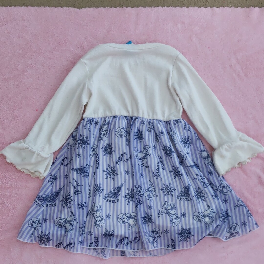 Disney(ディズニー)のアナと雪の女王 ワンピース 100 キッズ/ベビー/マタニティのキッズ服女の子用(90cm~)(ワンピース)の商品写真