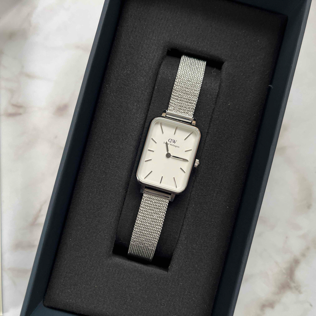 Daniel Wellington(ダニエルウェリントン)のダニエルウェリントン　QUADRO PRESSED STERLING シルバー レディースのファッション小物(腕時計)の商品写真