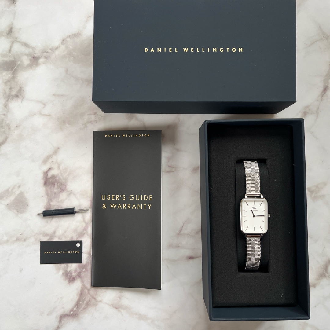 Daniel Wellington(ダニエルウェリントン)のダニエルウェリントン　QUADRO PRESSED STERLING シルバー レディースのファッション小物(腕時計)の商品写真