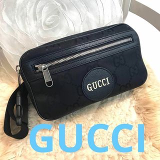 グッチ(Gucci)の☆美品☆GUCCI　グッチ　オフザグリッド　GGナイロン　ボディバッグ　黒(ボディーバッグ)