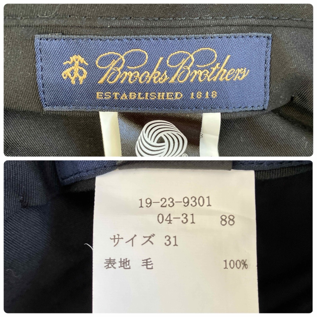 配送員設置 【クリーニング済】Brooks brothers ウールスラックス　グレー　31