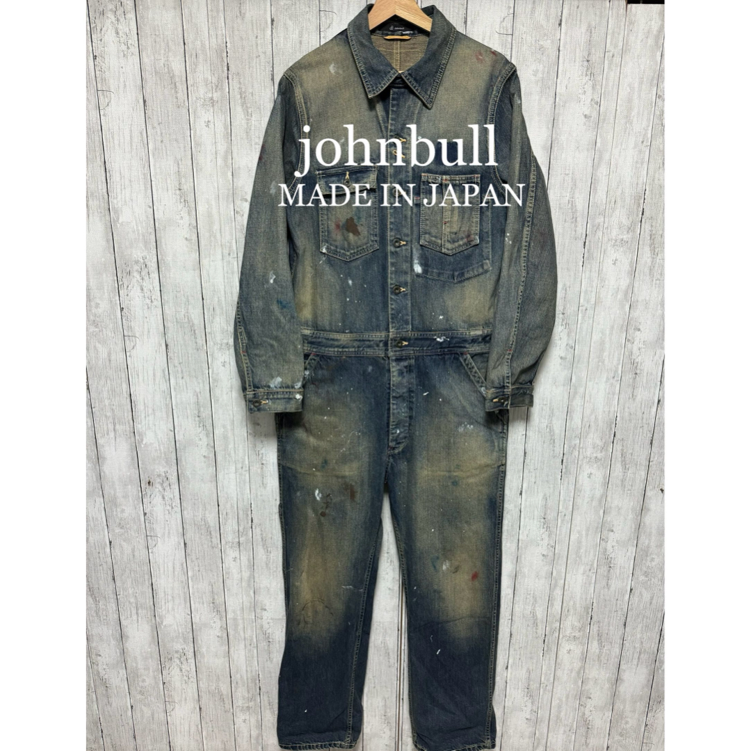 JOHNBULL - 美品！johnbull ユーズドペンキ加工デニムオールインワン