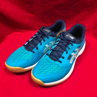 アシックス(asics)のバドミントン アシックス シューズ 1071A088-401ブルー 25.5cm(バドミントン)