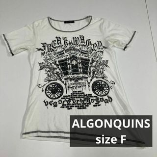 アルゴンキン　Tシャツ　カットソー　パンク　ロック　ゴスロリ　古着女子