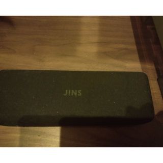 ジンズ(JINS)のJINSジンズ　メガネケース　ブラック　未使用クロス付き(サングラス/メガネ)