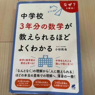 中学校３年分の数学が教えられるほどよくわかる(科学/技術)