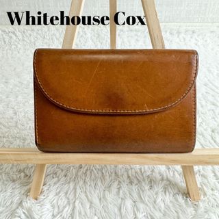 ホワイトハウスコックス(WHITEHOUSE COX)のホワイトハウスコックス　折財布　レザー　ブラウン　英国製(折り財布)