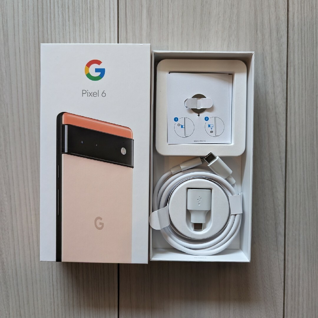 Google Pixel(グーグルピクセル)のGoogle Pixel 6 カインダ コラル スマホ/家電/カメラのスマートフォン/携帯電話(スマートフォン本体)の商品写真