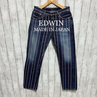 エドウィン(EDWIN)の【廃盤希少】美品！EDWIN 505ストライプセルビッチデニム！日本製！雰囲気◎(デニム/ジーンズ)