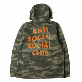 アンチソーシャルソーシャルクラブ(ANTI SOCIAL SOCIAL CLUB)のAnti Social Social Club アンチ ソーシャル ソーシャル クラブ ジャケット サイズ:L カモフラージュ ハーフジップ アノラックパーカー グリーンカモ 迷彩 USA製 アウター ブルゾン 上着【メンズ】【中古】(その他)