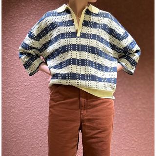 ロク(6 (ROKU))の＜6(ROKU)＞jacquard polo knit(ポロシャツ)