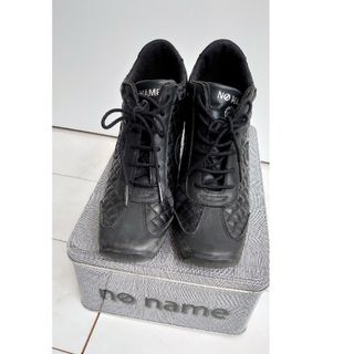 No Name - 44□新品♪NO NAME ノーネーム ロゴパンチングスニーカー(36