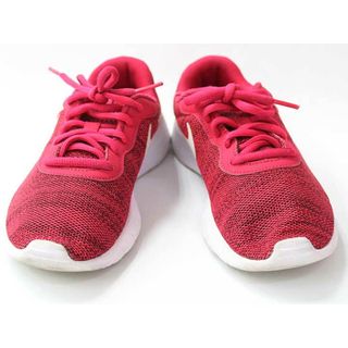 ナイキ(NIKE)の▼ナイキ/NIKE▼22cm ランニングシューズ/スニーカー/スポーツシューズ/運動靴 ピンク×白 【中古】子供 キッズ kids ジュニア 女の子 春夏秋冬 shoes 402042(スニーカー)