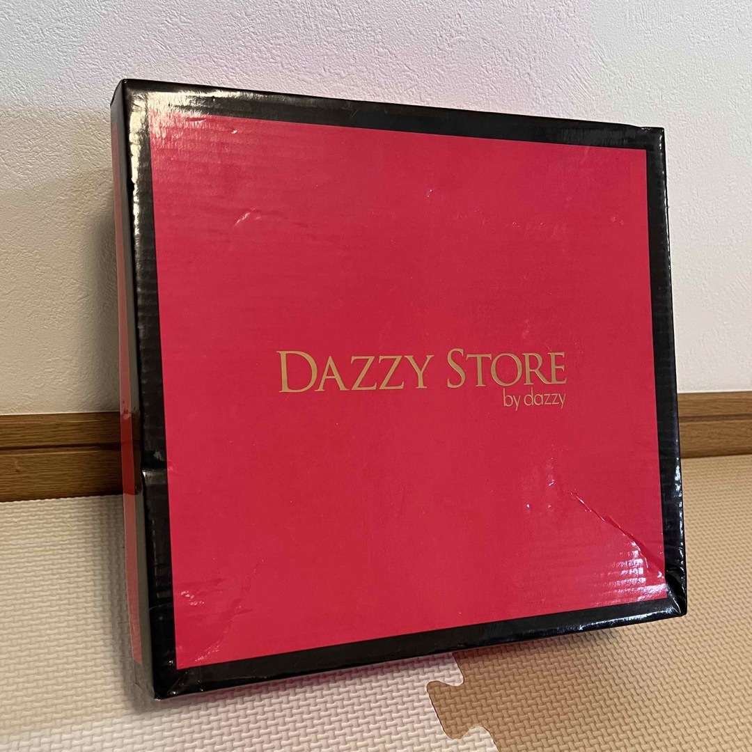 dazzy store(デイジーストア)の美品 デイジーストア ヒール ハイヒール ピンヒール 黒 ブラック ラメ Ｍ レディースの靴/シューズ(ハイヒール/パンプス)の商品写真